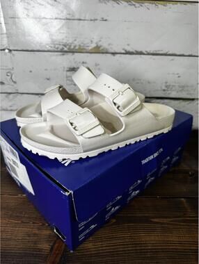 Birkenstock Arizona Cream White EVA Sandal Women's Size 6 (37) New